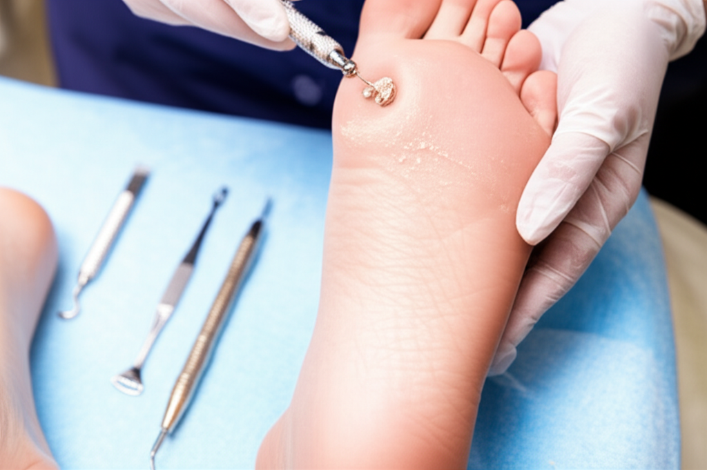 Callus and corn reduction treatment